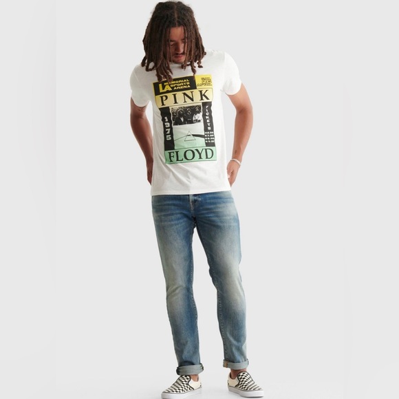 Lucky Brand Other - 🥳HP🥳 Lucky 🍀 Brand Pink Floyd LA 1975 Graphic Band Tee